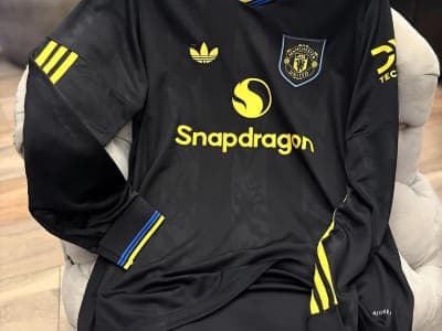 Photo of Authentic MAN UNITED AWAY 3RD KIT IN LONG-SLEEVE